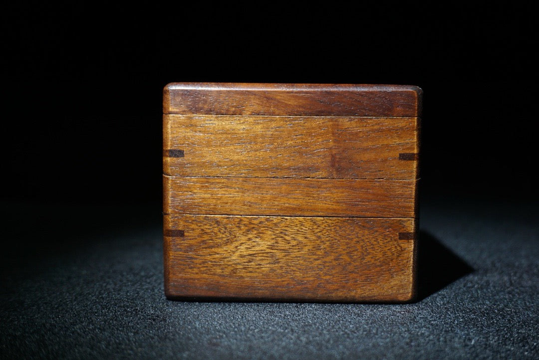 Chinese antique rosewood mechanism jewelry box