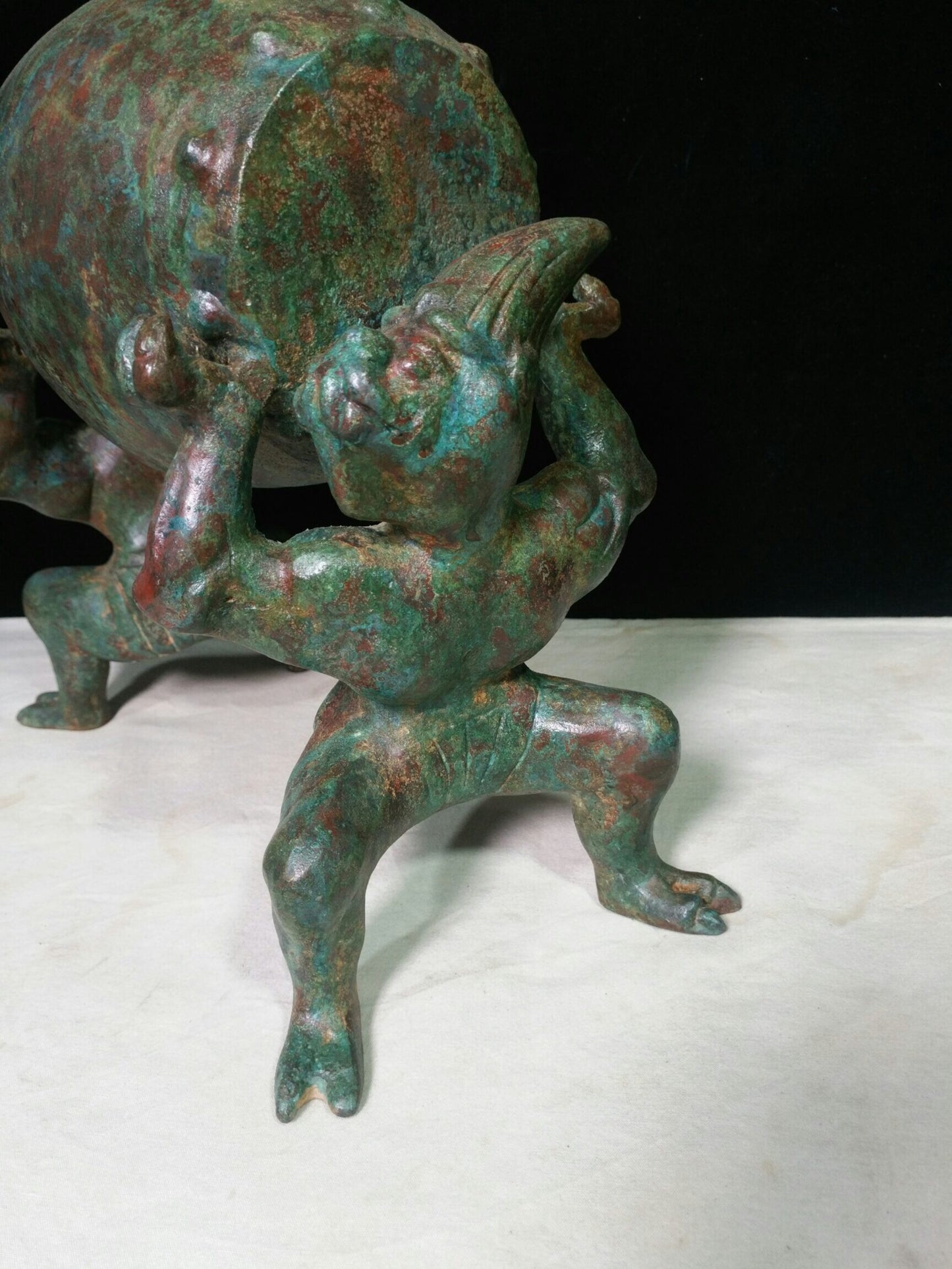 Chinese antique bronze "Lishi Drum"