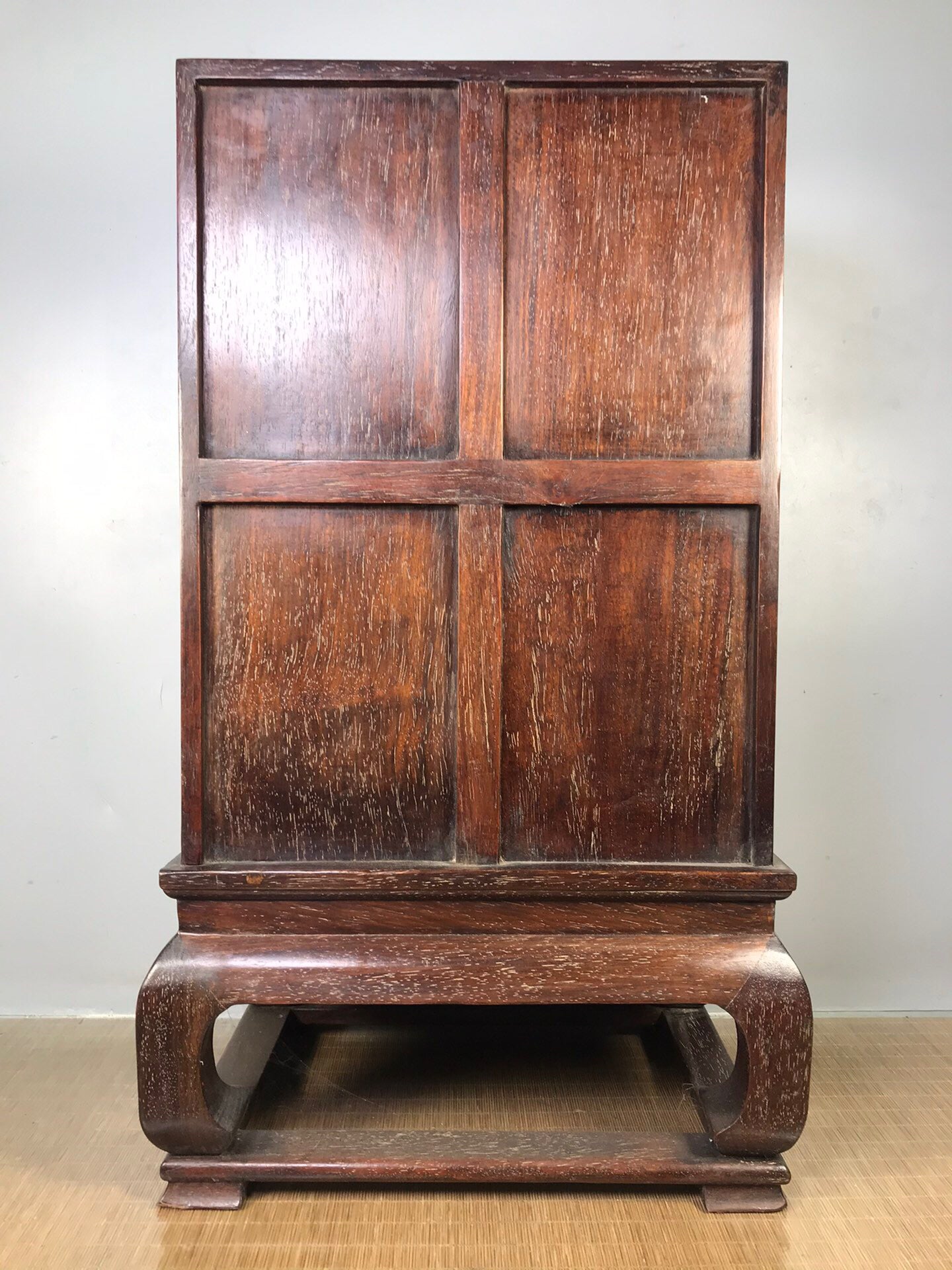 Chinese antique rosewood hollow Buddha seat