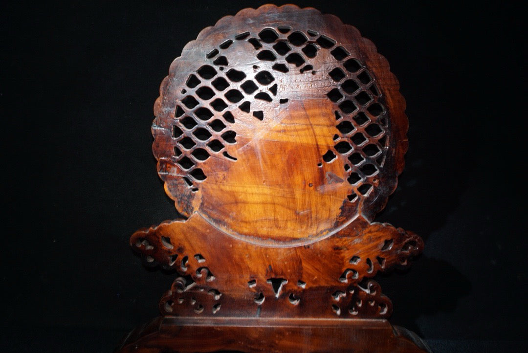 Chinese antique rosewood screen ornaments