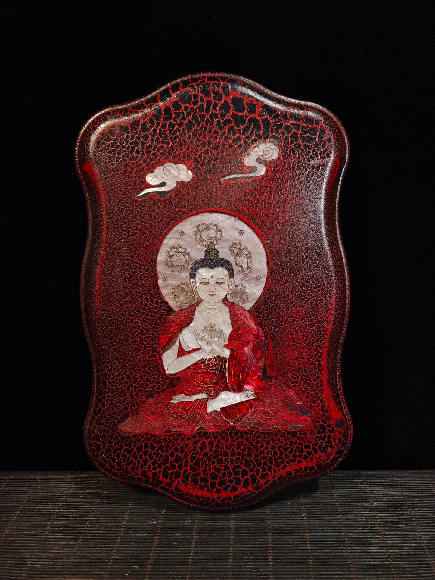 Chinese antique "Shakyamuni Buddha Inkstone"