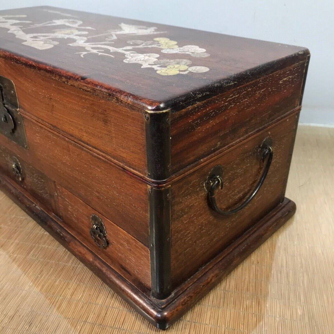 Chinese antique rosewood box