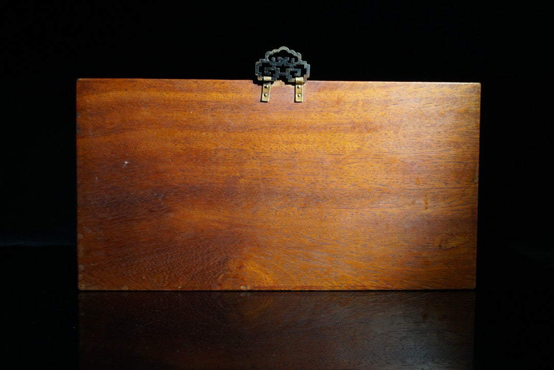 Chinese antique rosewood carving, heavenly reward for diligence, hanging screen