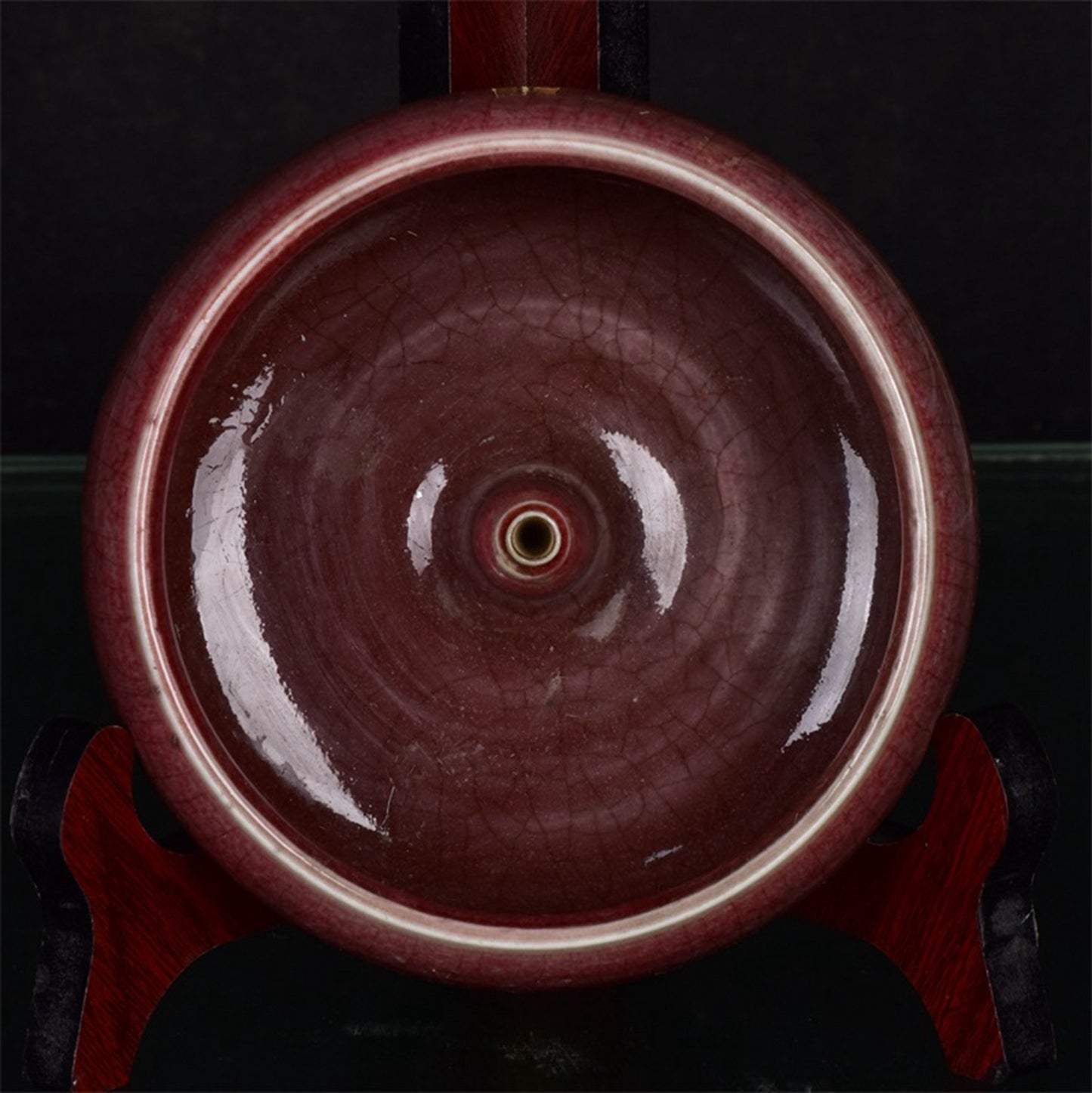 Chinese Antique Cowpea Red Fragrant Insert