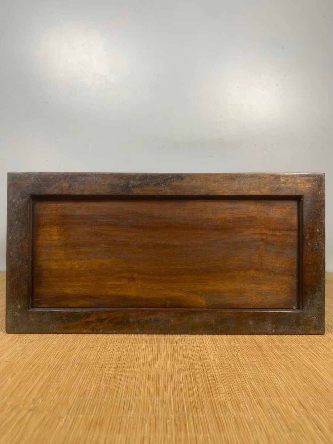 Chinese antique pear wood lifting beam box