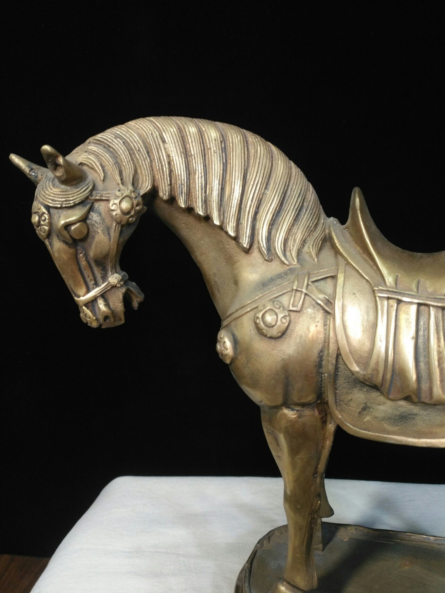 Chinese antique pure copper horse
