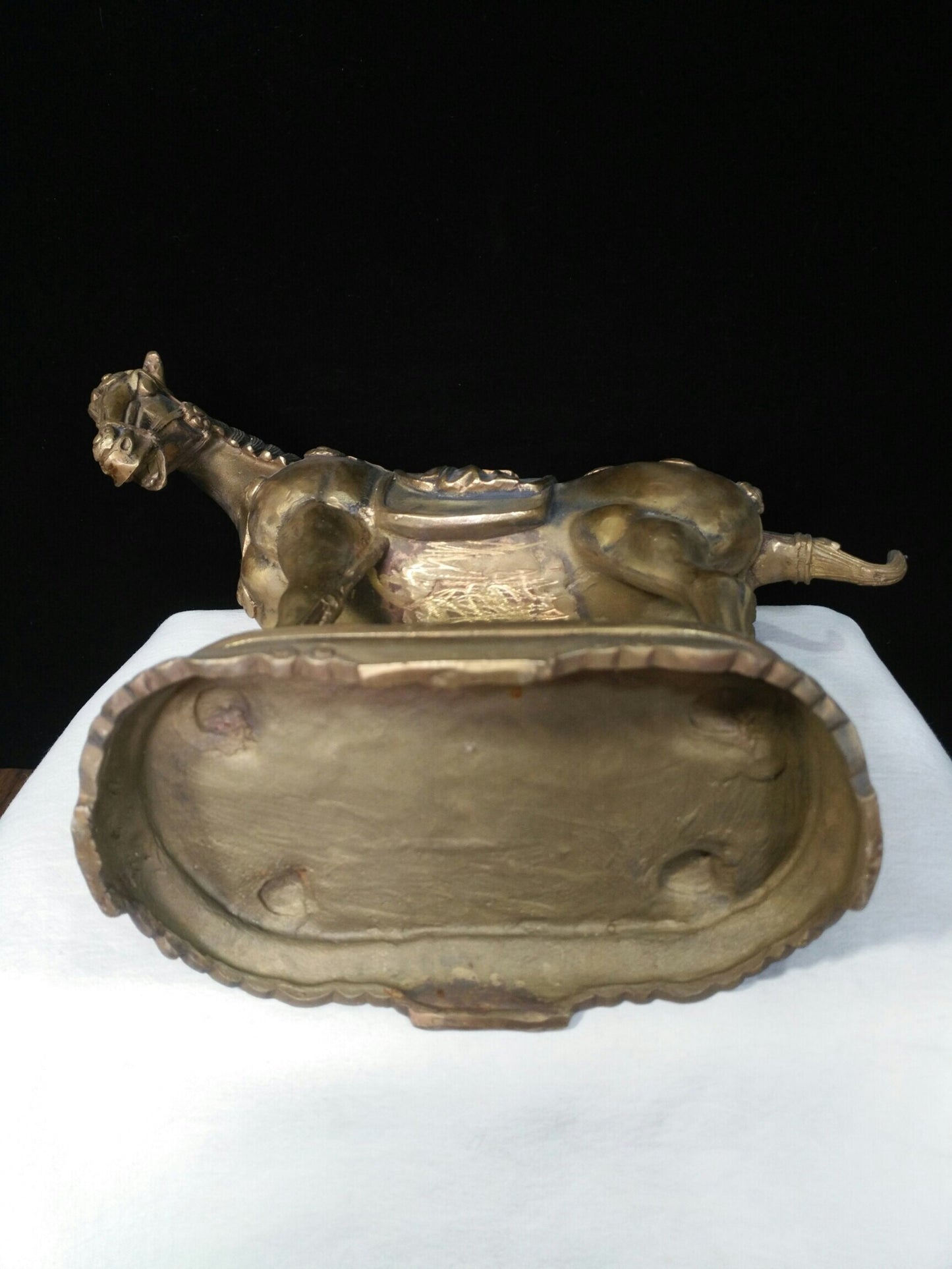 Chinese antique pure copper horse