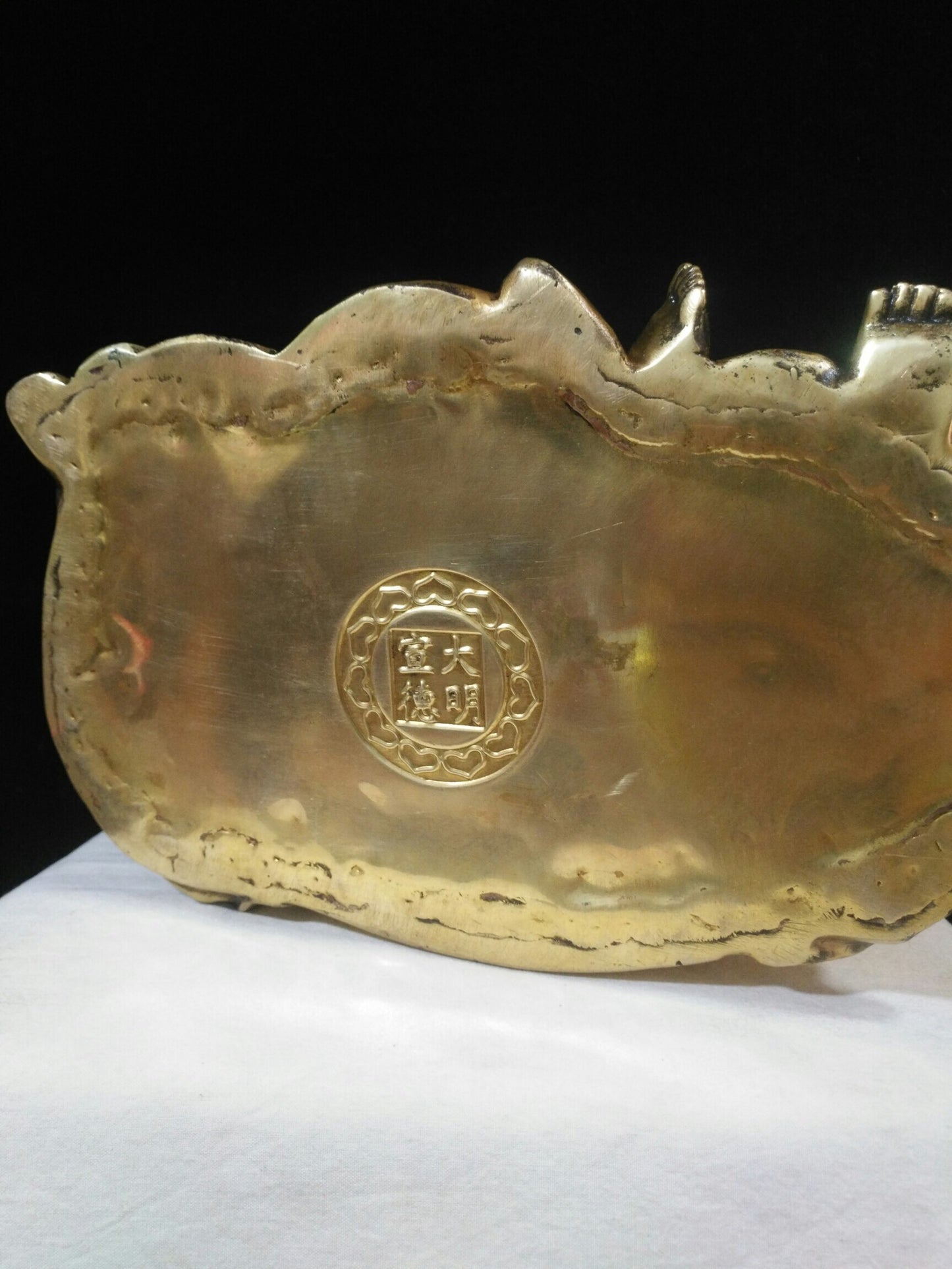 Chinese antique pure copper [Maitreya Buddha]