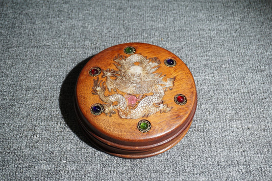 Chinese antique rosewood jewelry box
