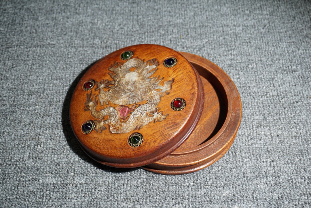 Chinese antique rosewood jewelry box