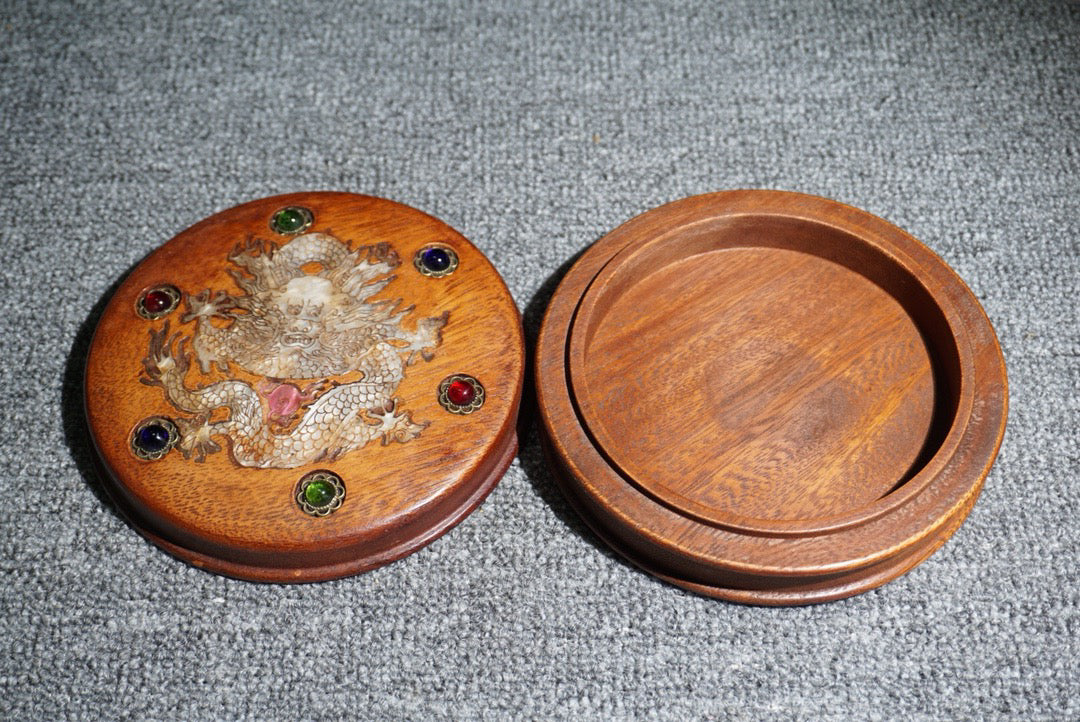 Chinese antique rosewood jewelry box