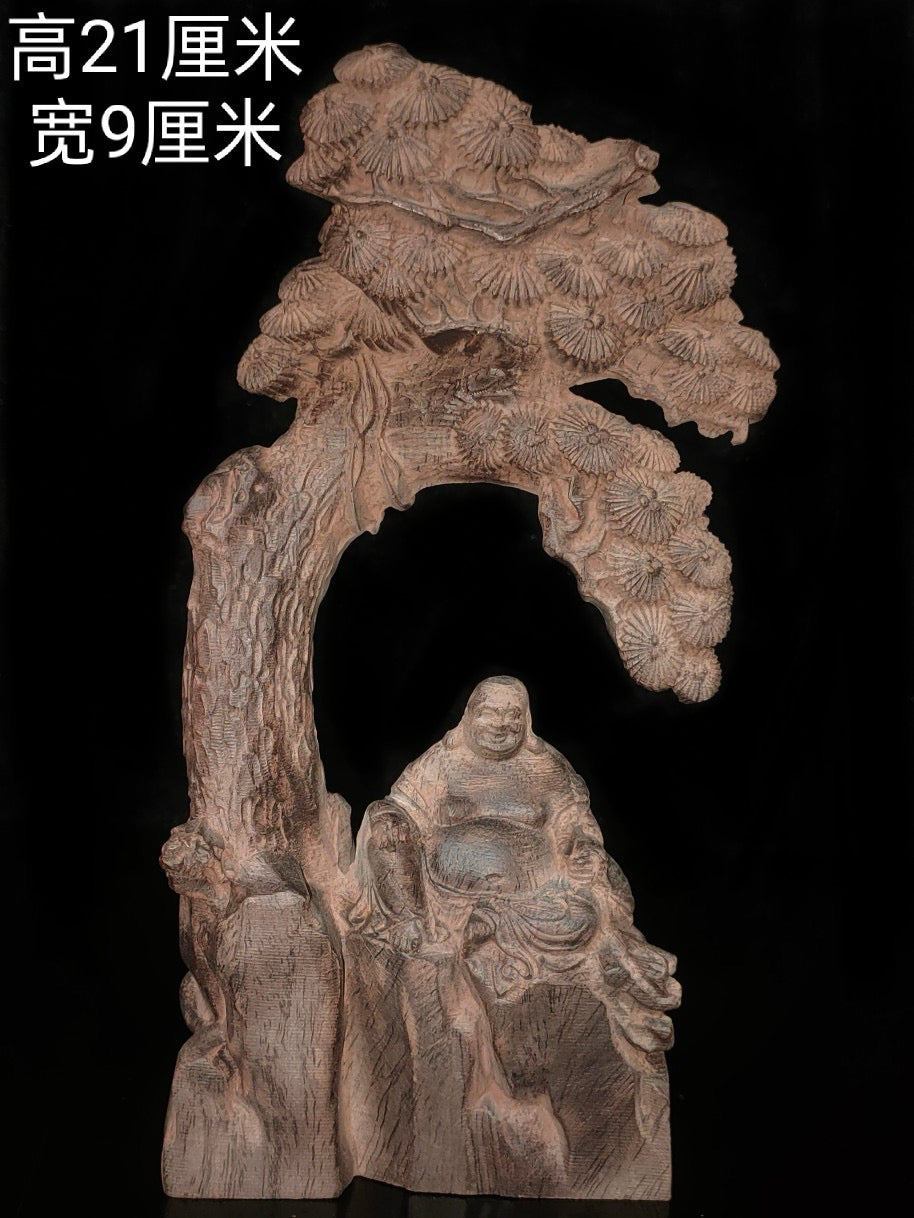 Chinese antique agarwood and Panasonic Maitreya