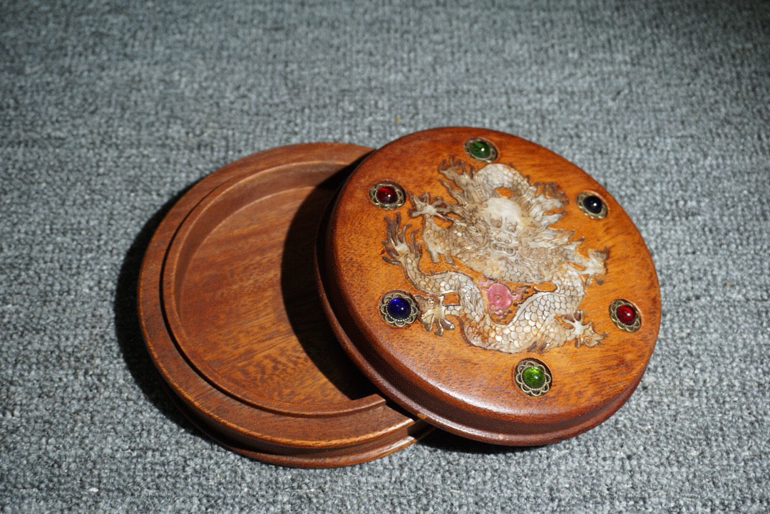 Chinese antique rosewood jewelry box