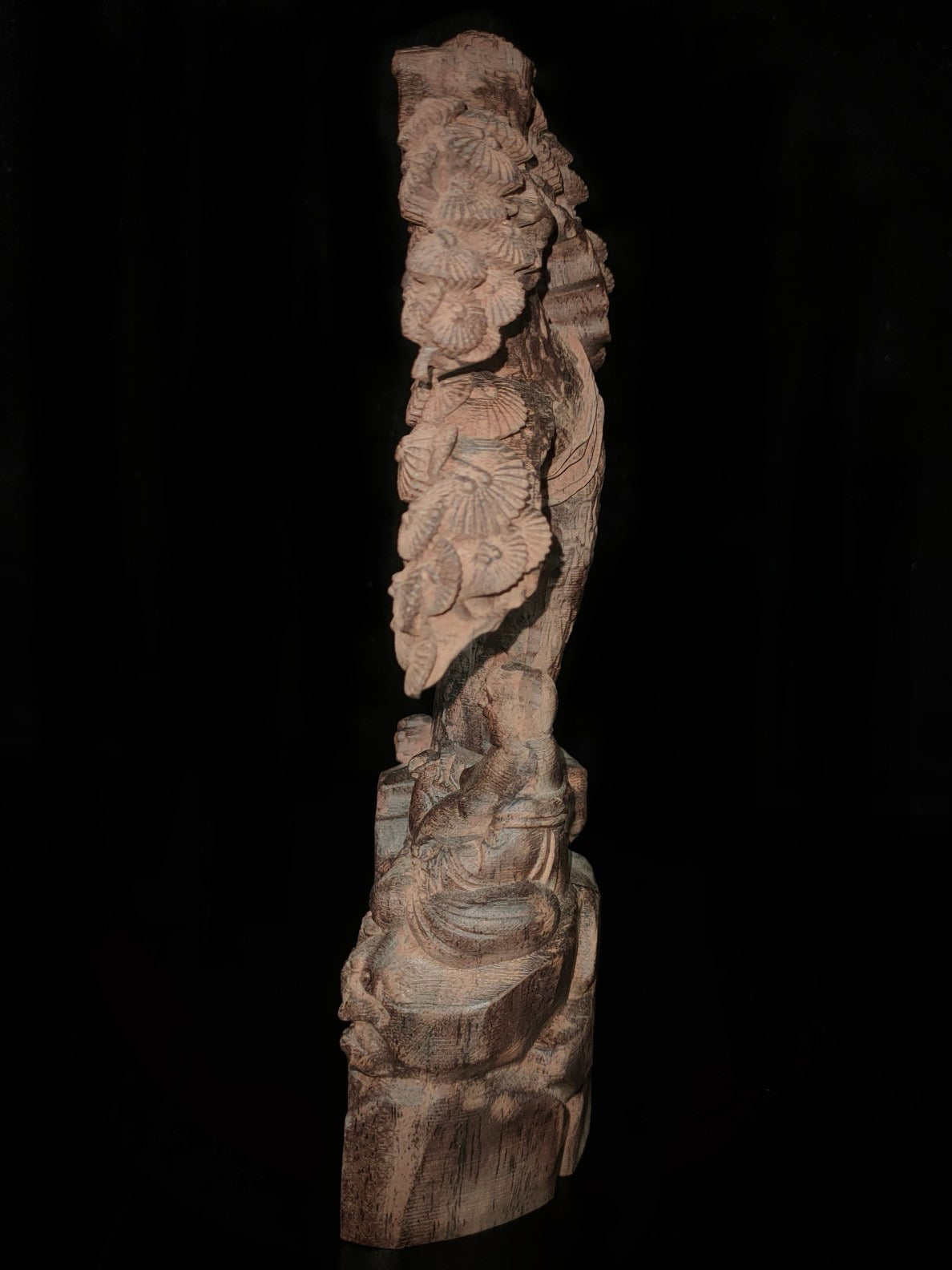 Chinese antique agarwood and Panasonic Maitreya