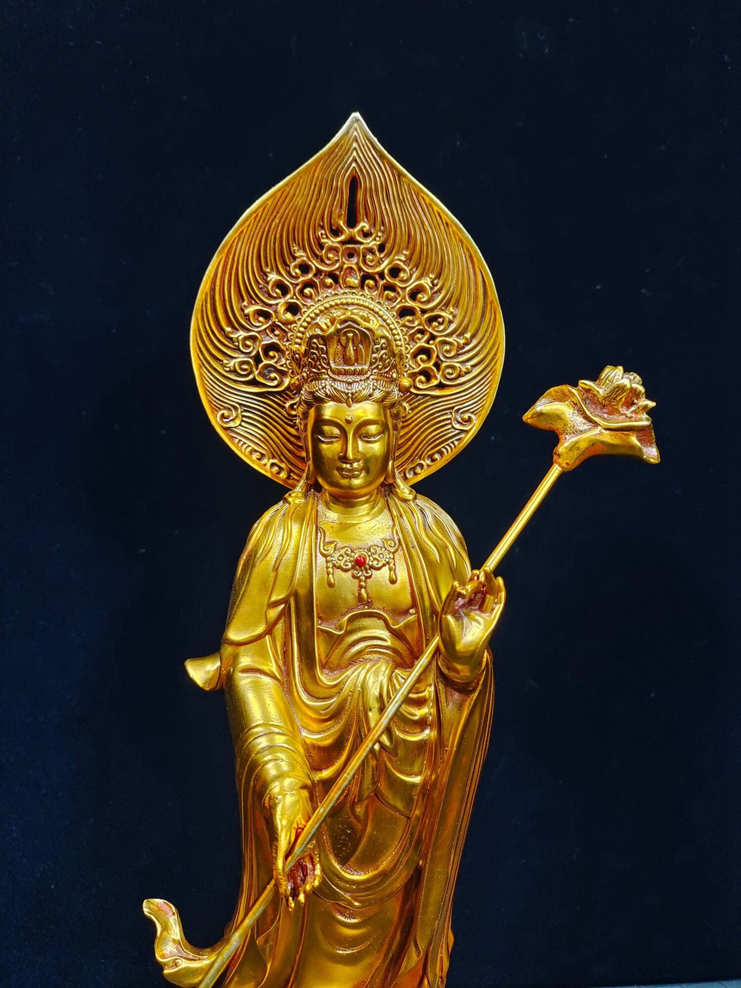 Chinese antique pure copper [Three Saints of the West]