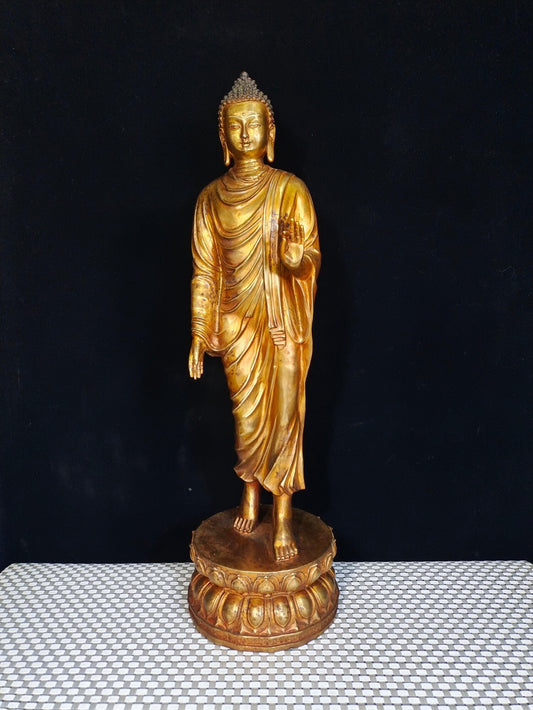 Chinese antique pure copper "Shakyamuni Buddha"