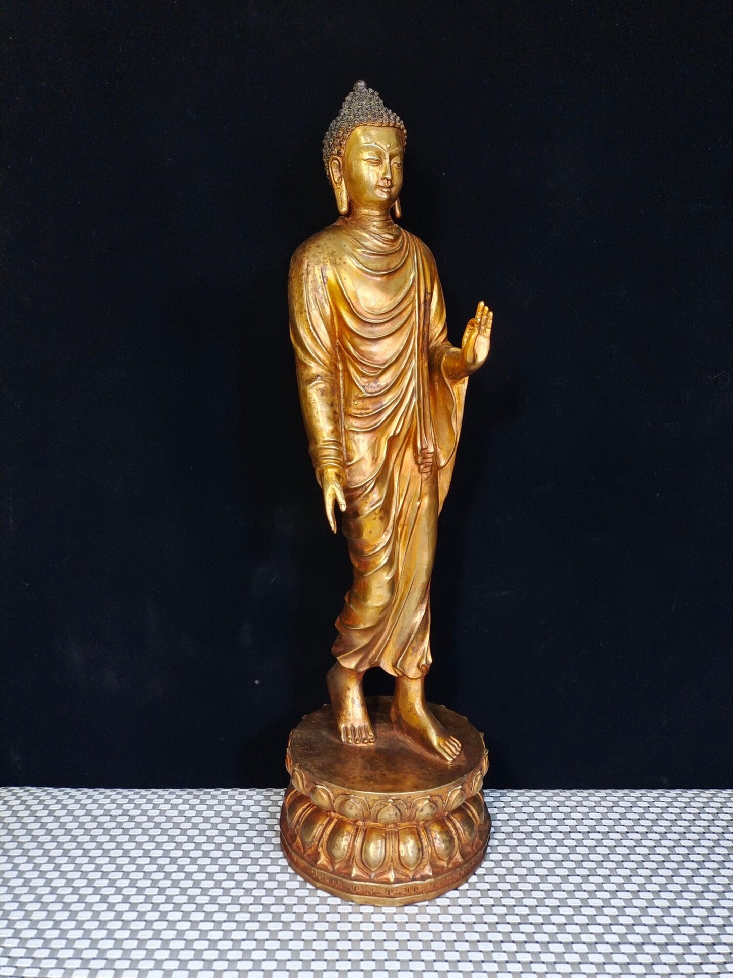 Chinese antique pure copper "Shakyamuni Buddha"