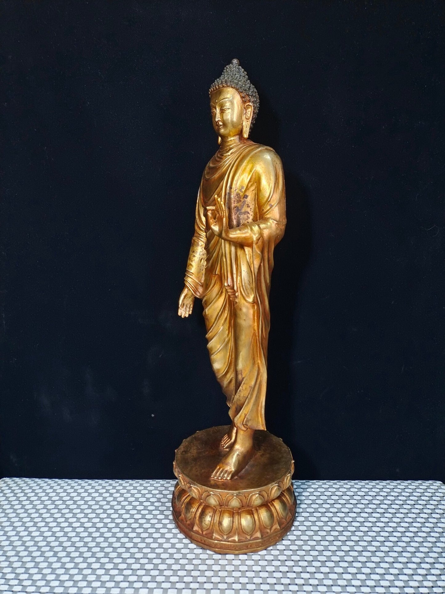 Chinese antique pure copper "Shakyamuni Buddha"
