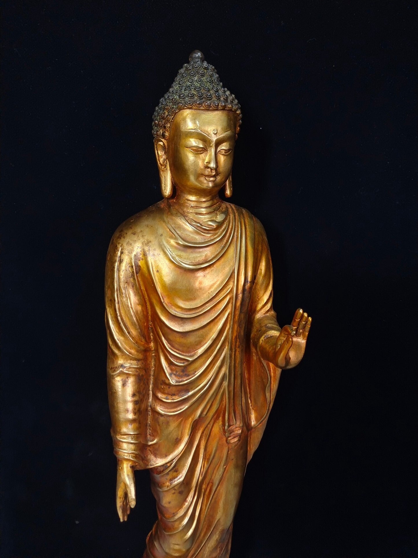 Chinese antique pure copper "Shakyamuni Buddha"