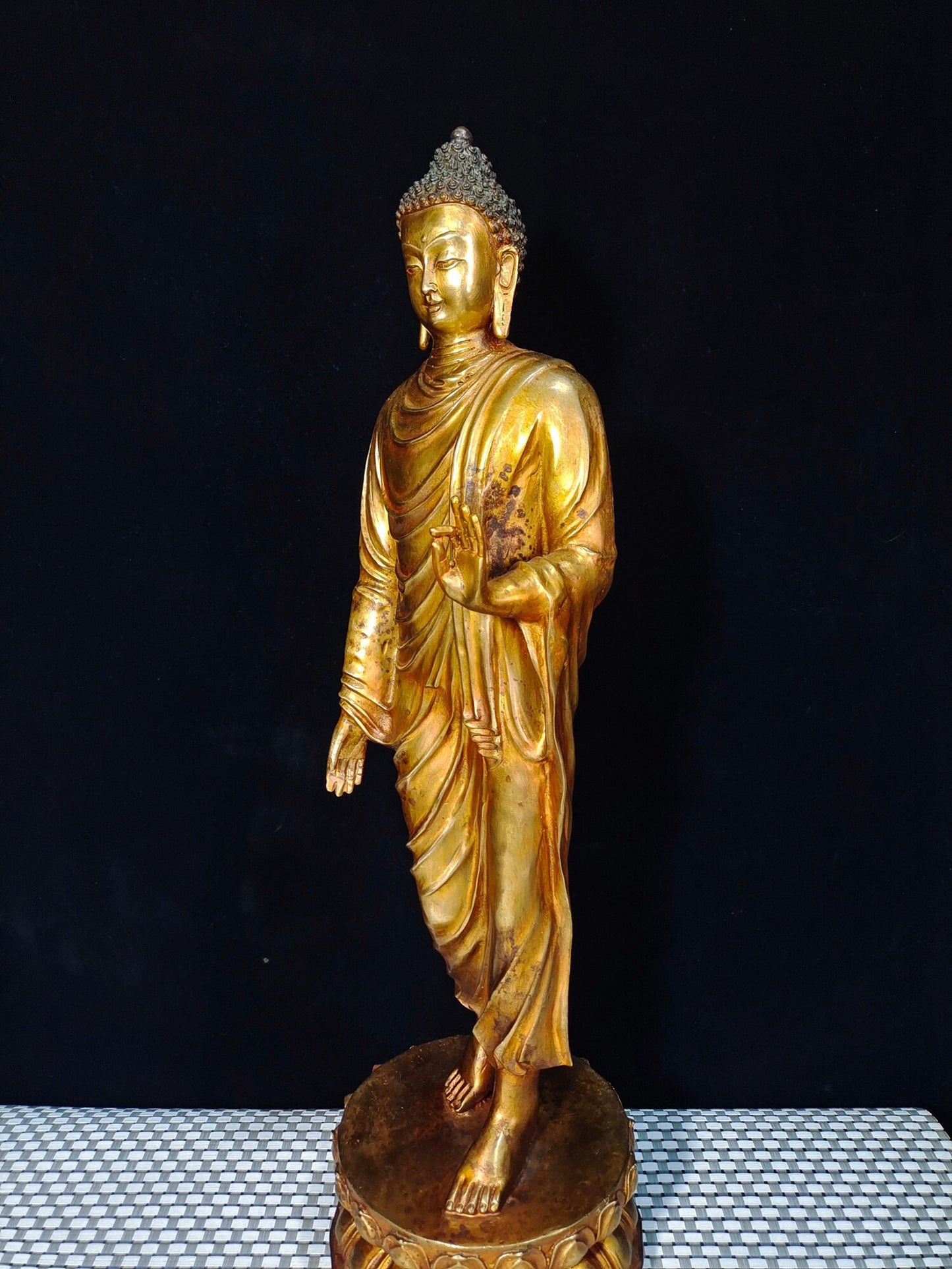 Chinese antique pure copper "Shakyamuni Buddha"
