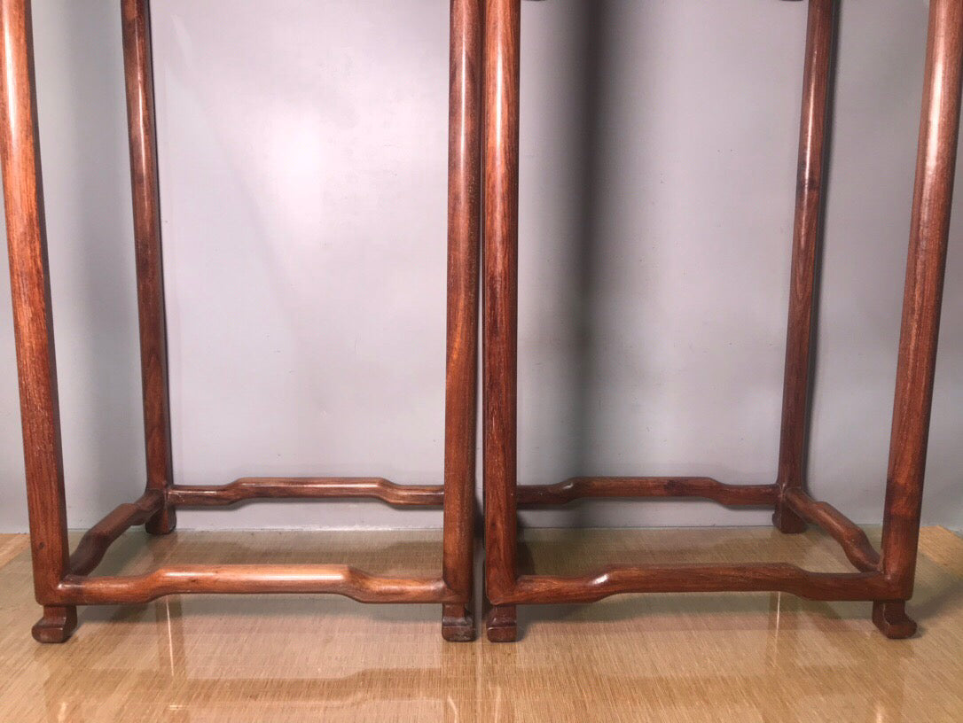 Chinese antique pear wood flower rack