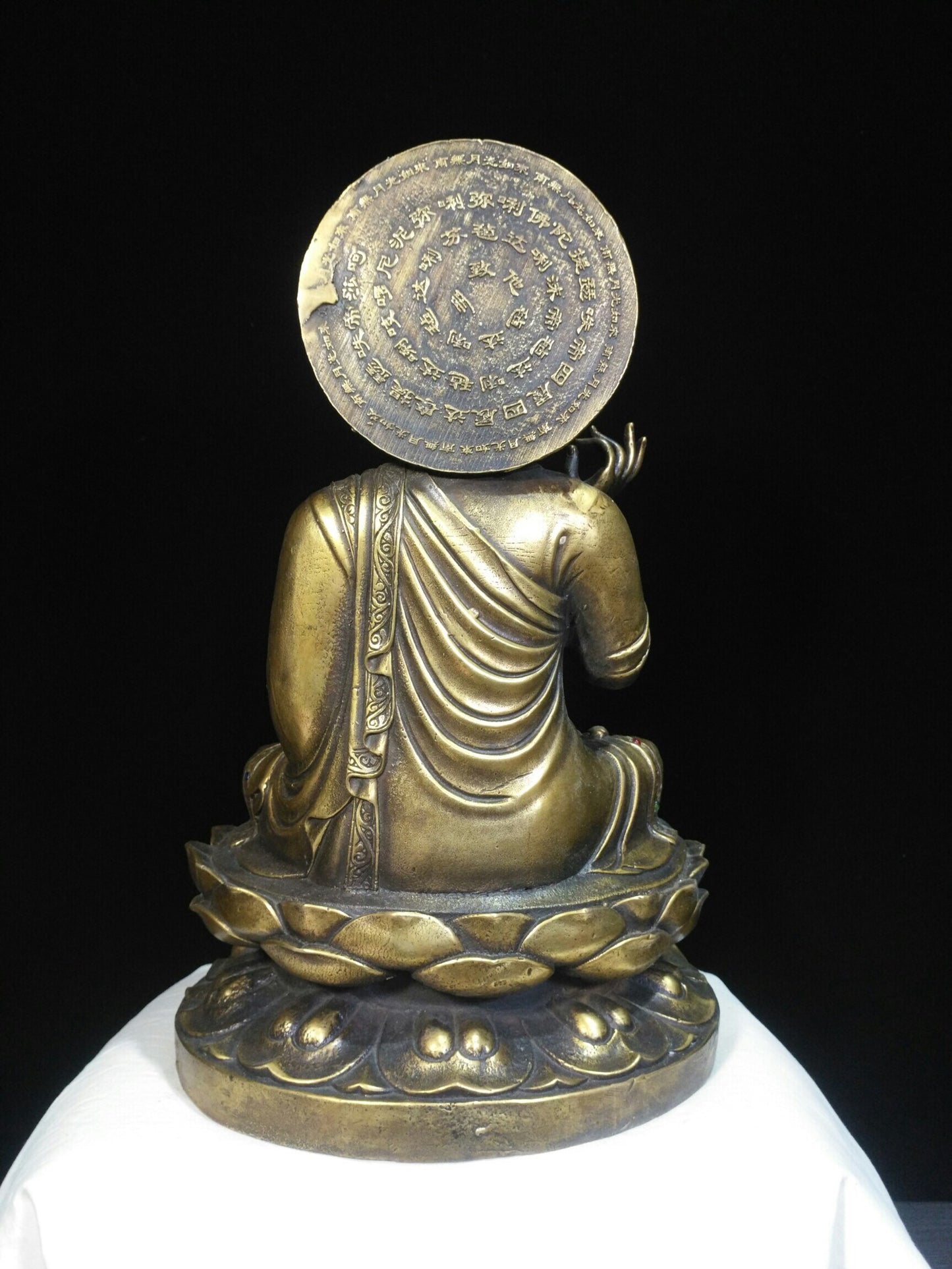 Chinese antique pure copper "Nanwu Moonlight Tathagata"