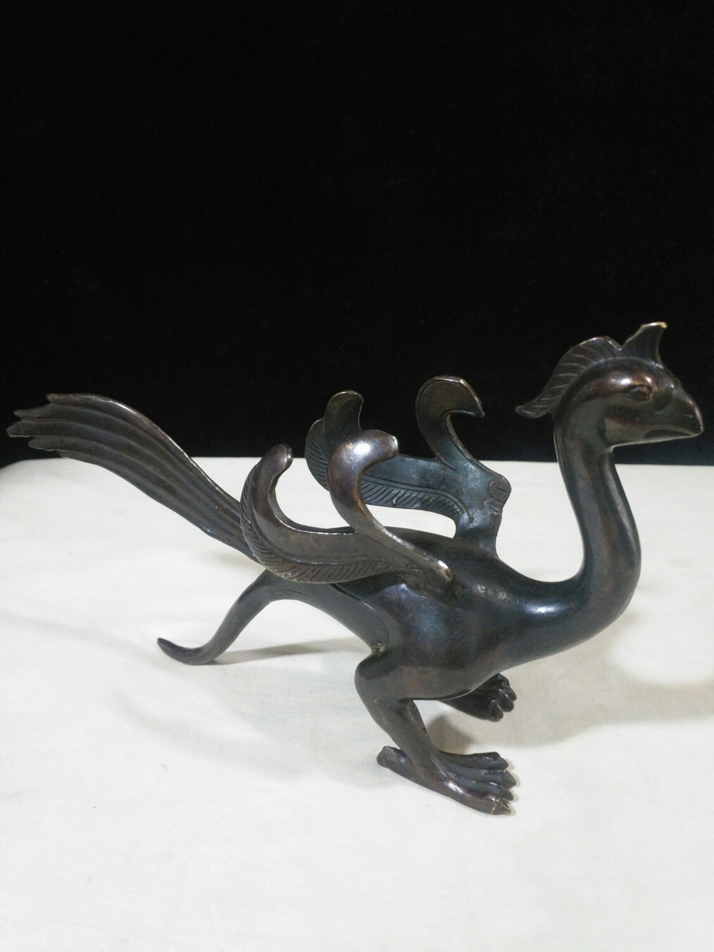 Chinese antique pure copper "Blue Dragon, White Tiger, Vermilion Sparrow, Xuanwu"