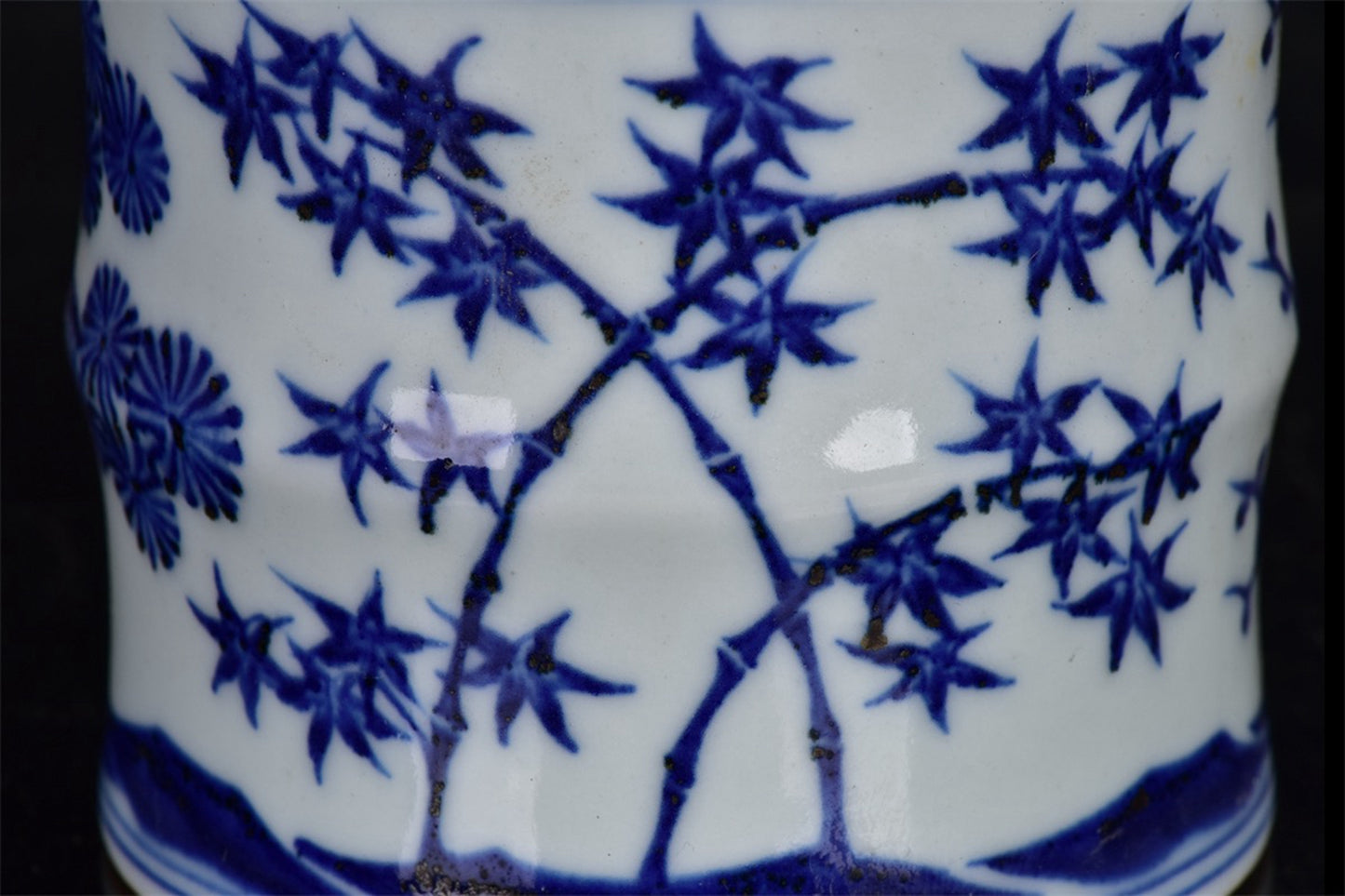 Chinese Antique Blue and White Three Friend Bamboo Cup