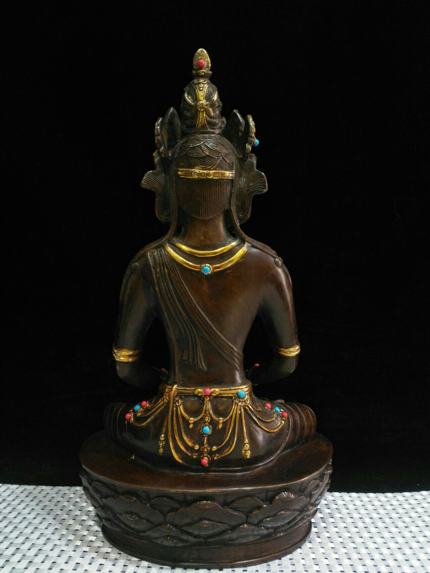 Chinese antique pure copper "Guanyin Bodhisattva"