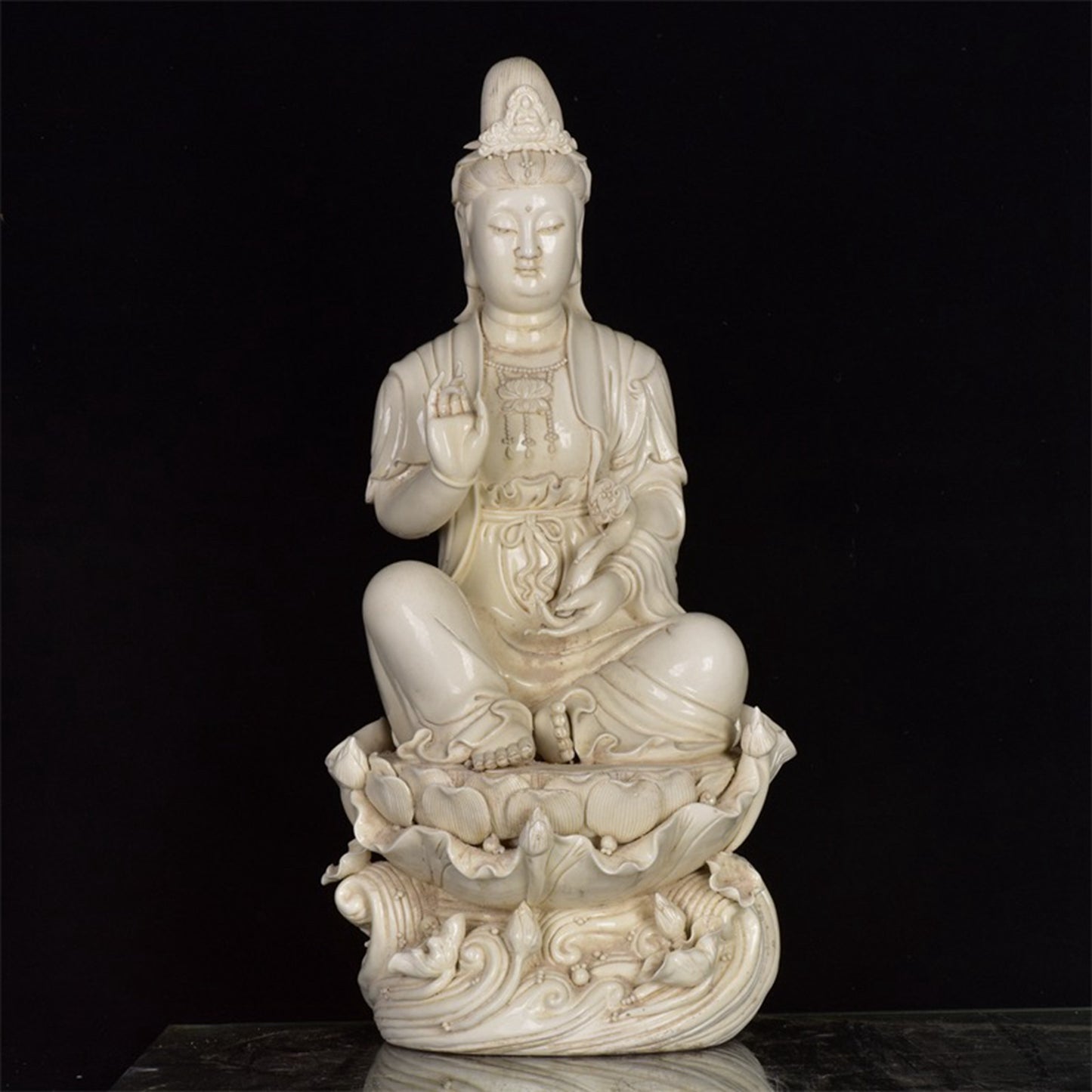 Chinese antique white porcelain Guanyin