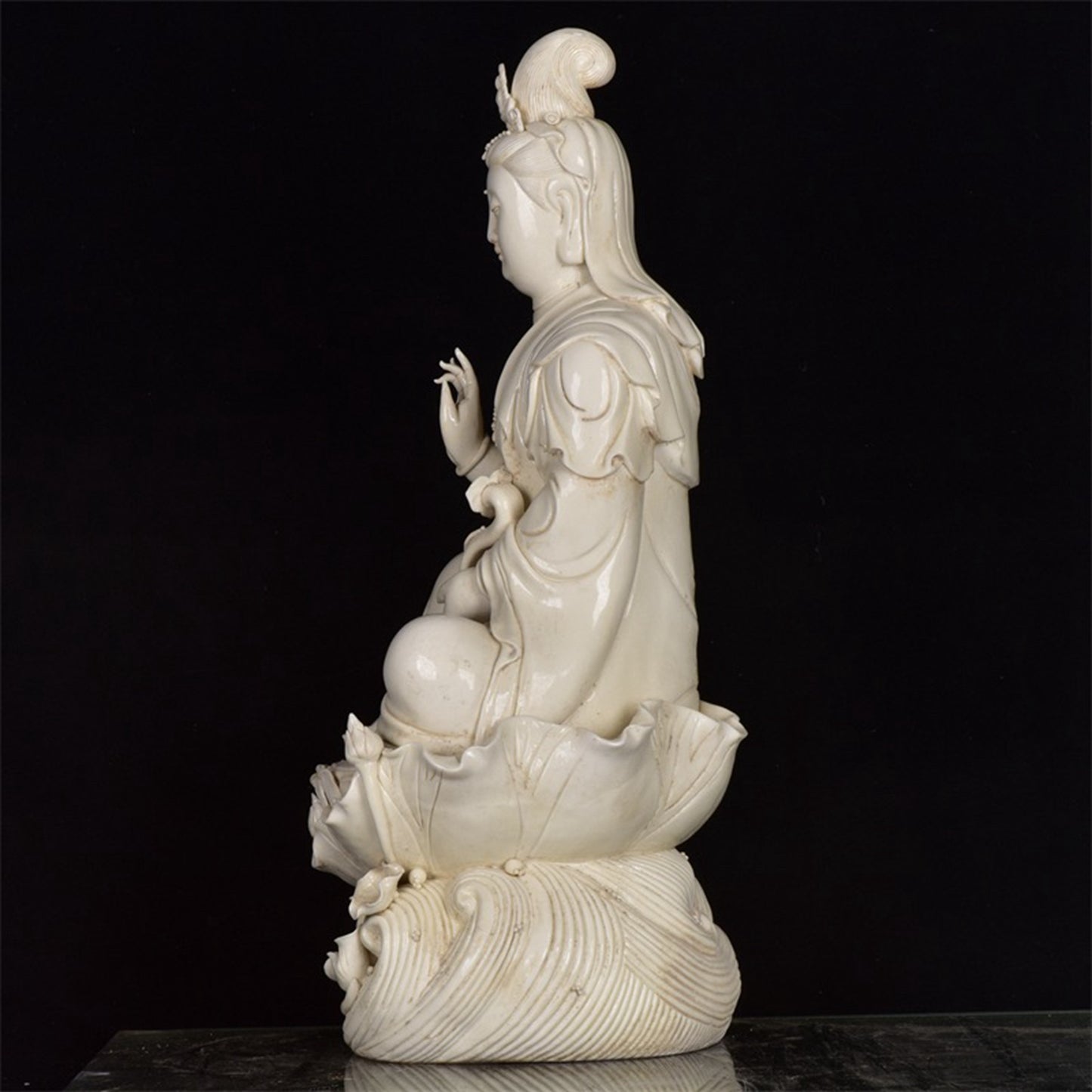 Chinese antique white porcelain Guanyin