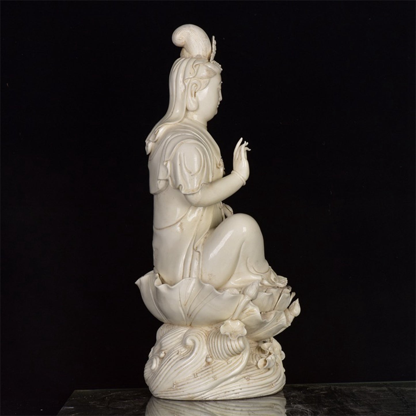 Chinese antique white porcelain Guanyin