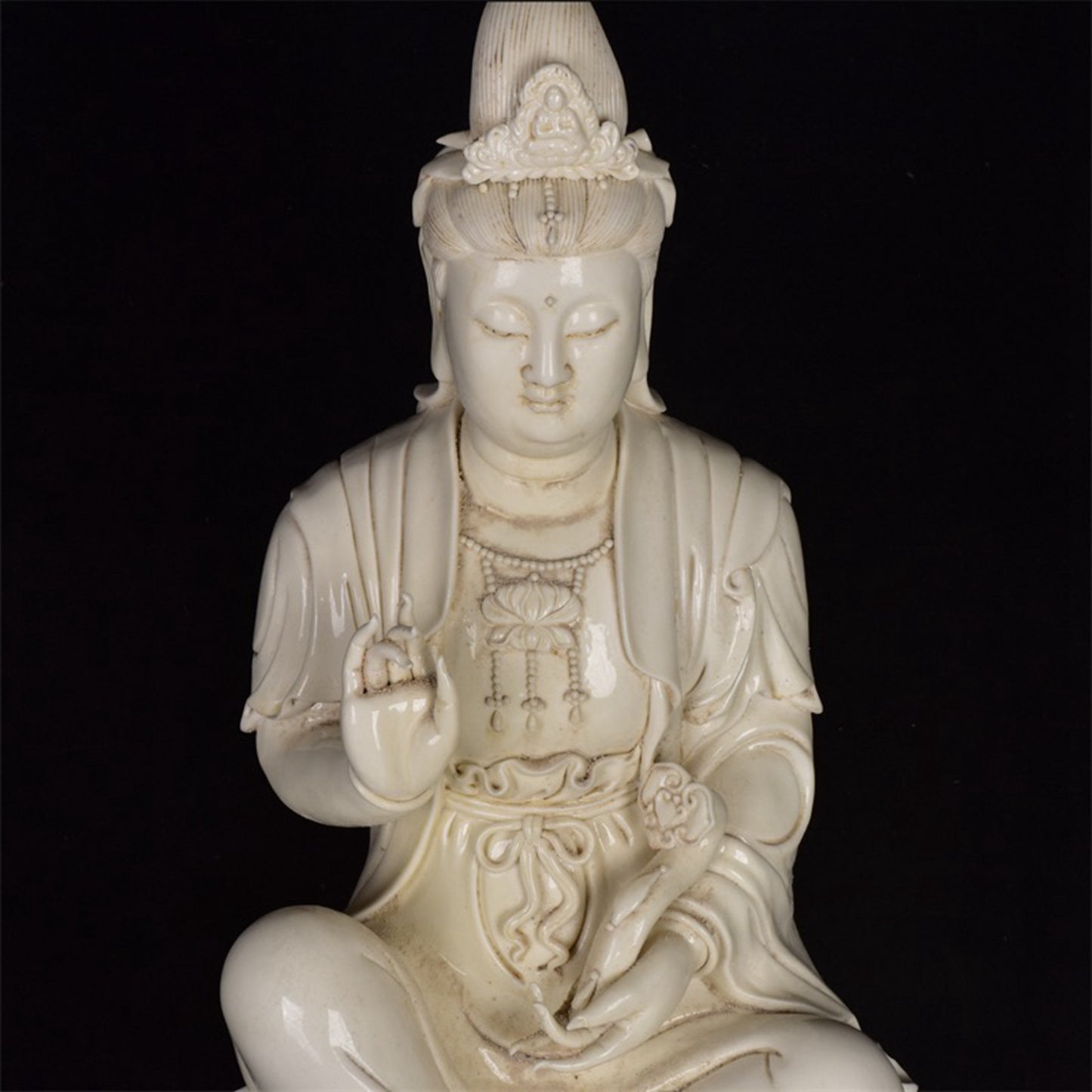 Chinese antique white porcelain Guanyin