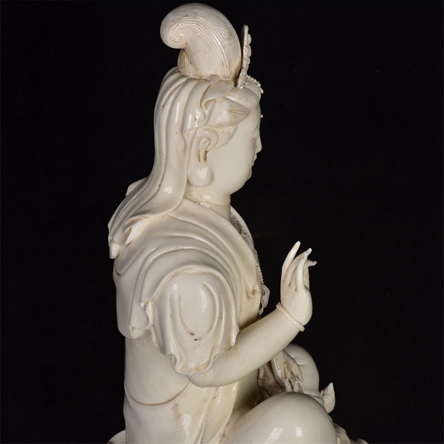 Chinese antique white porcelain Guanyin