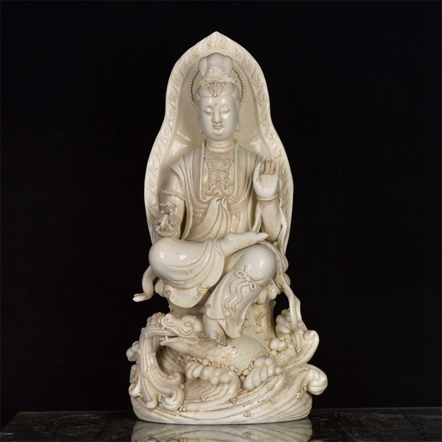 Chinese antique white porcelain Guanyin