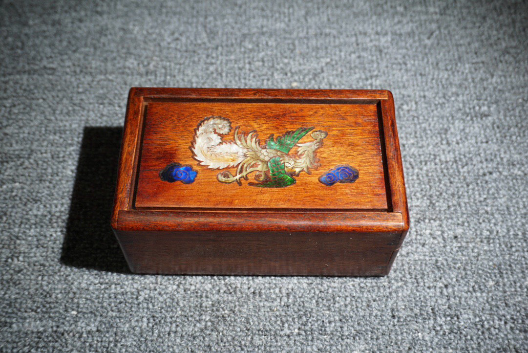 Chinese Antique Redwood Mechanism Box