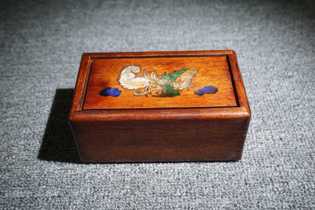 Chinese Antique Redwood Mechanism Box