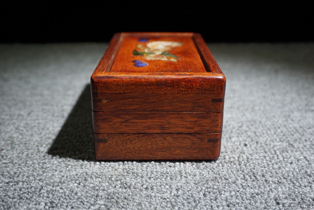 Chinese Antique Redwood Mechanism Box