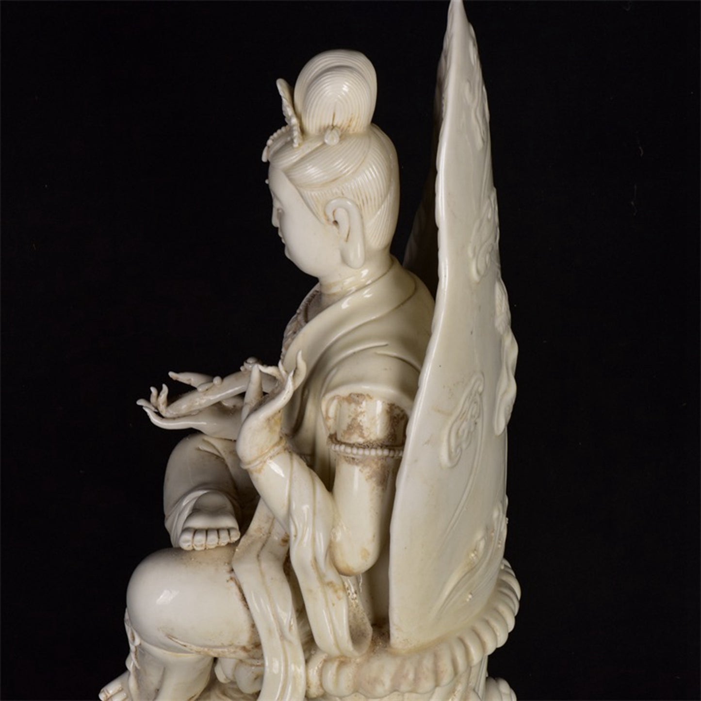 Chinese antique white porcelain Guanyin