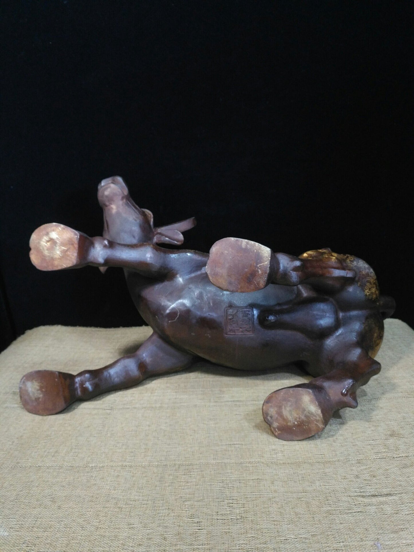 Chinese Antique Pure Copper Bull