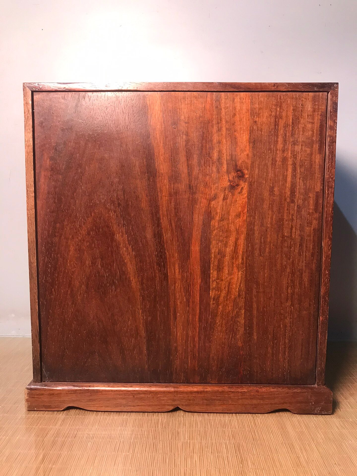 Chinese antique rosewood multi drawer Buddhist cabinet