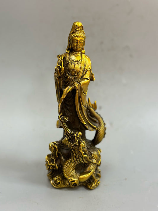 Pure copper precision craftsmanship Yulong Guanyin