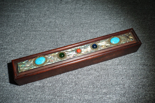 Chinese antique rosewood sliding box