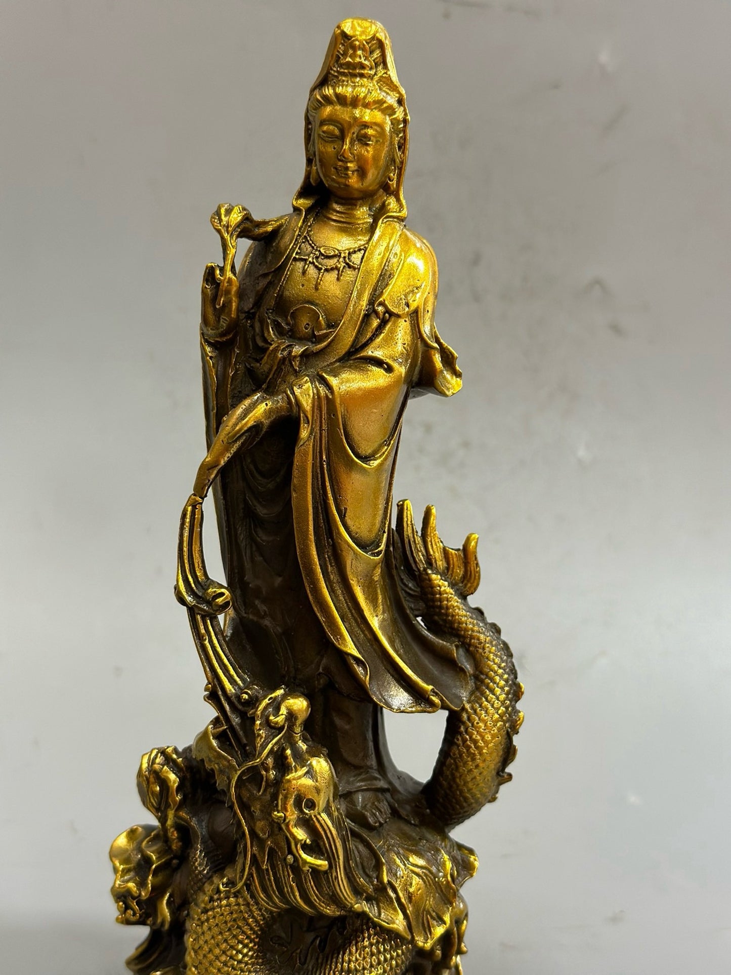 Pure copper precision craftsmanship Yulong Guanyin