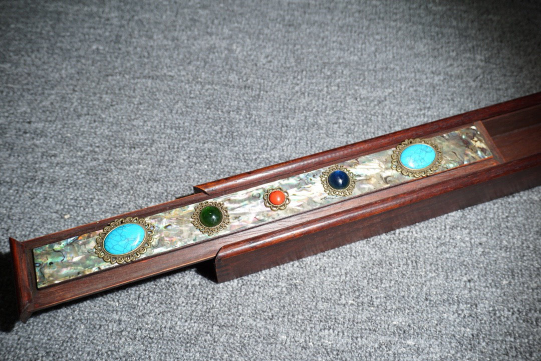 Chinese antique rosewood sliding box