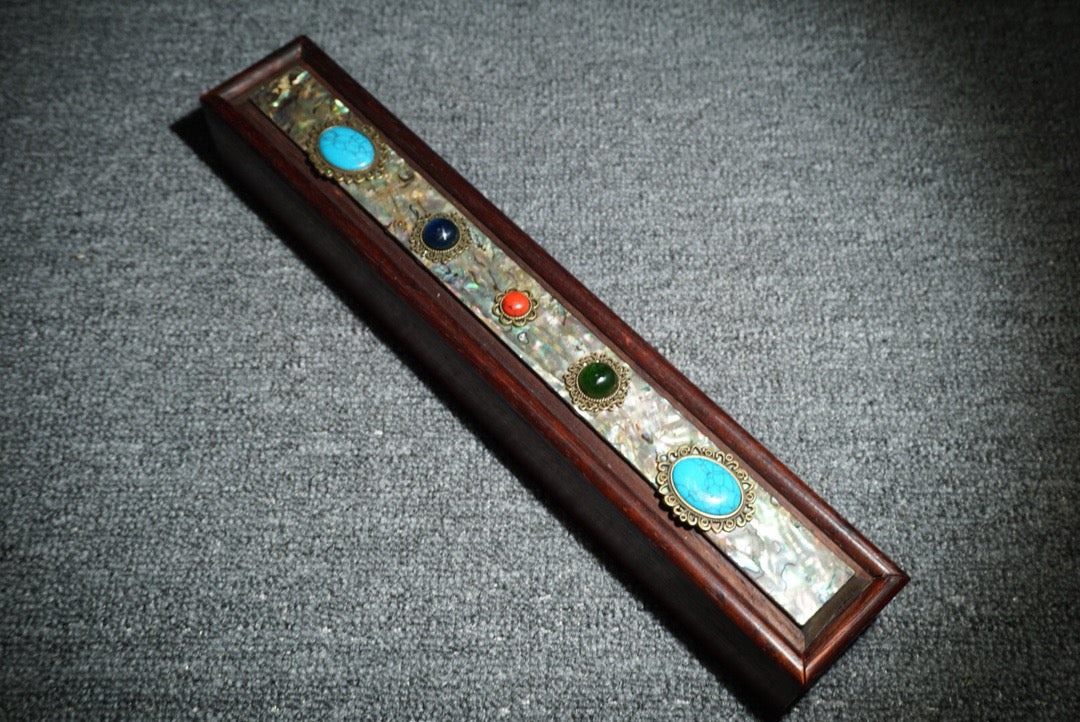 Chinese antique rosewood sliding box
