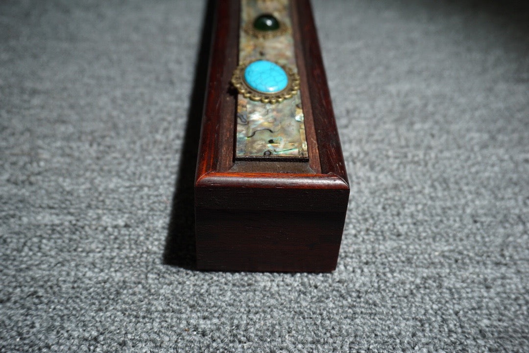 Chinese antique rosewood sliding box