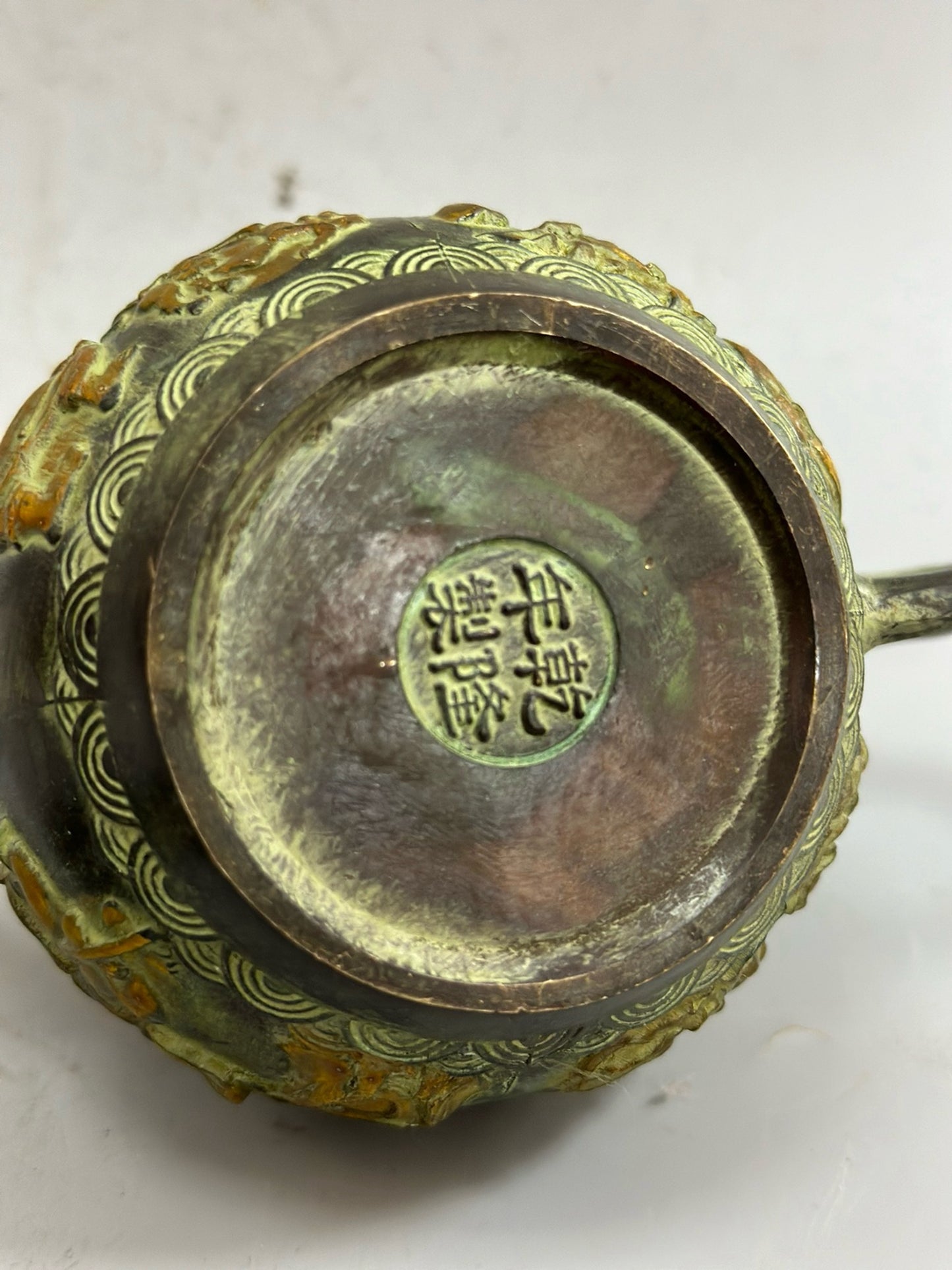 Pure copper antique gilded Eight Immortals Pot