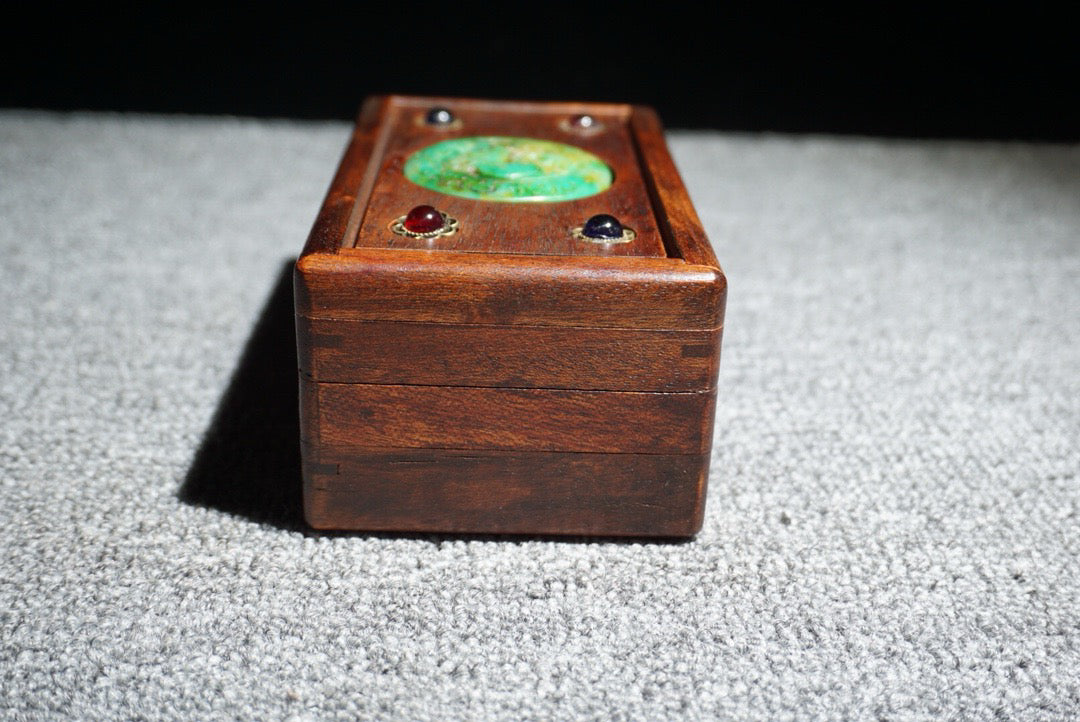 Chinese antique rosewood mechanism box
