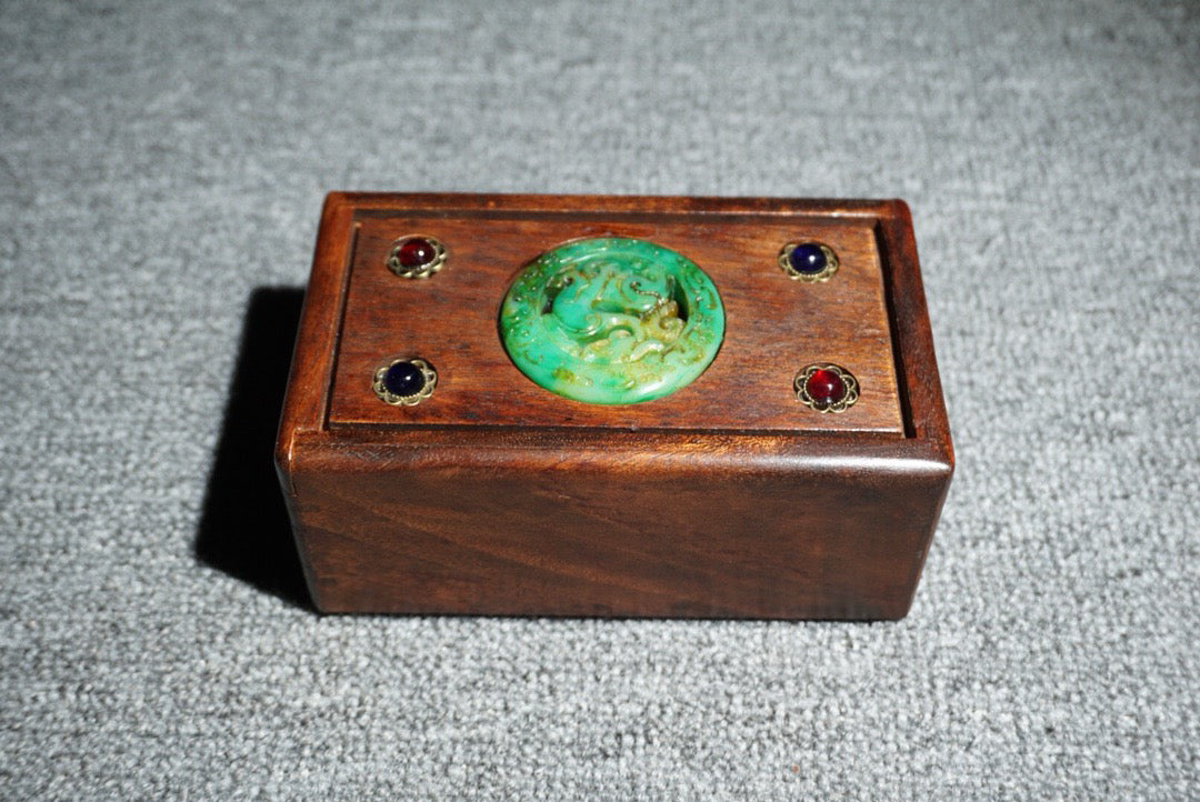 Chinese antique rosewood mechanism box